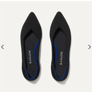 Rothy’s The Point black flat women’s 8